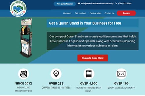 American Islamic Outreach website