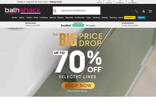 Bathshack.com website